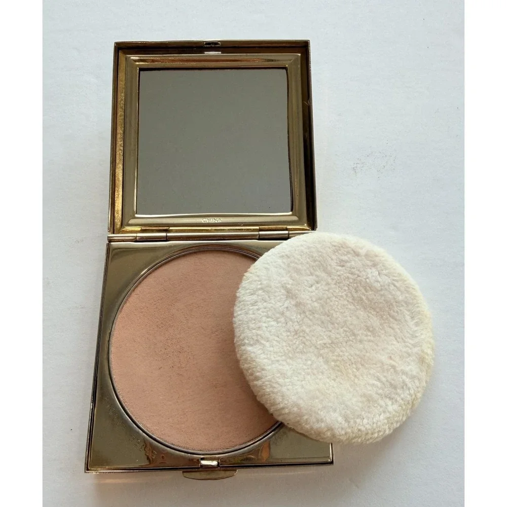 Vintage Estée Lauder Lucidity Translucent Med 02 Golden Waves Powder Compact